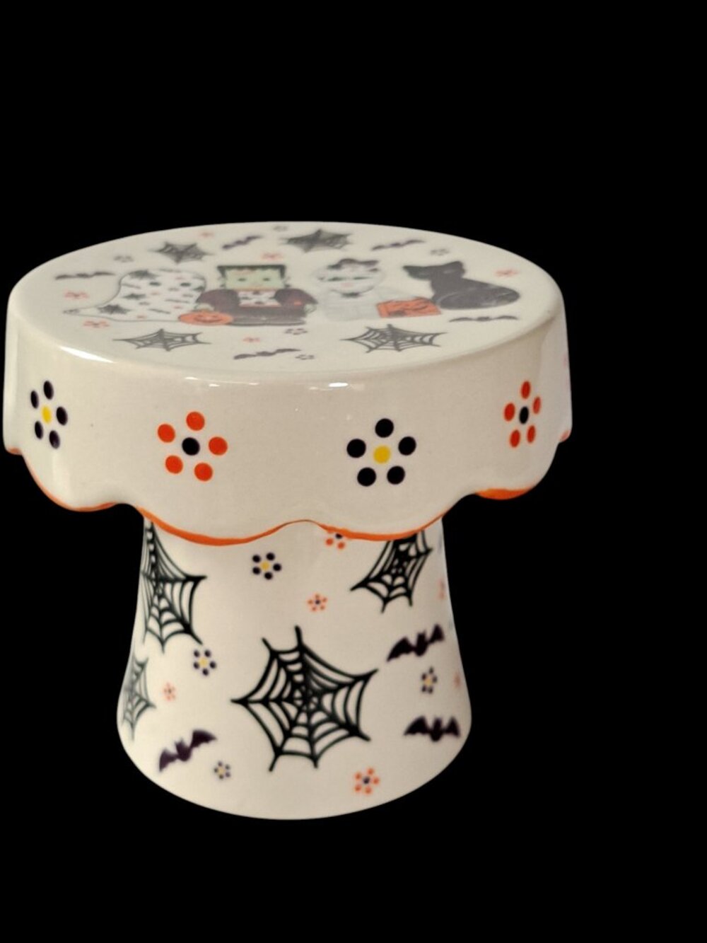 Temp-tations By Tara Halloween Boofetti Cupcake Candle Stand Hand Painted - Picture 8 of 14